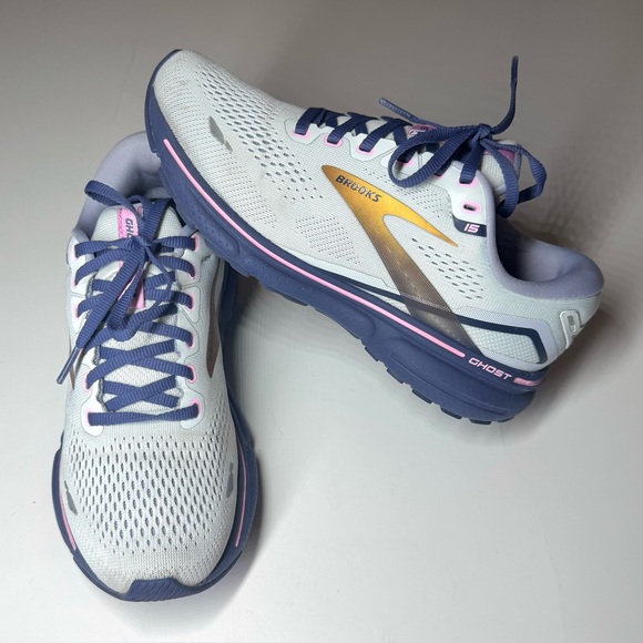 Brooks Women’s Ghost 15 Athletic Running Sneakers Size- 8 M - Picture 8 of 10